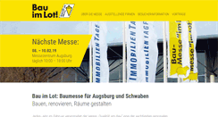 Desktop Screenshot of messe-im-lot.de